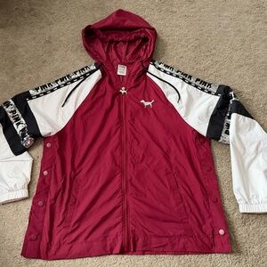 Victoria Secret PINK Sequins Windbreaker Jacket